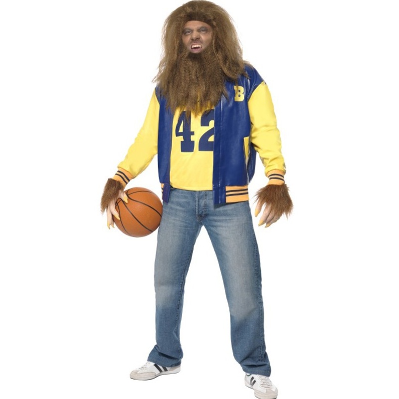 High school sports star werewolf costume M