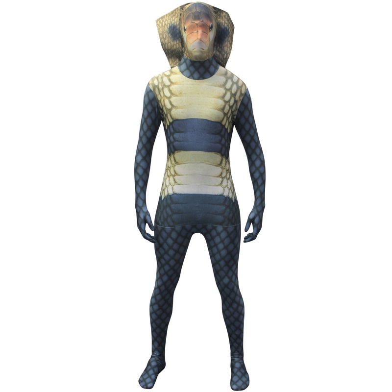 Horror snakes full body suit for children S