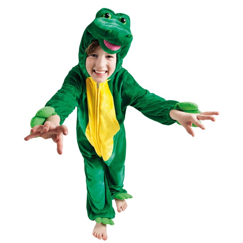 Krokerus plush crocodile kids costume