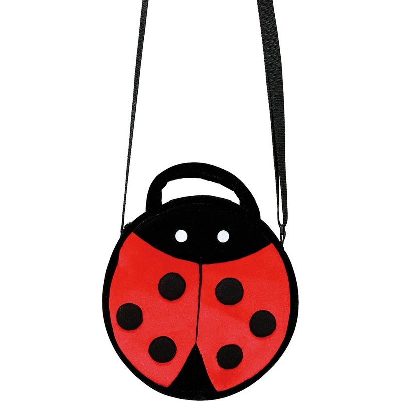 Ladybug handbag with zipper