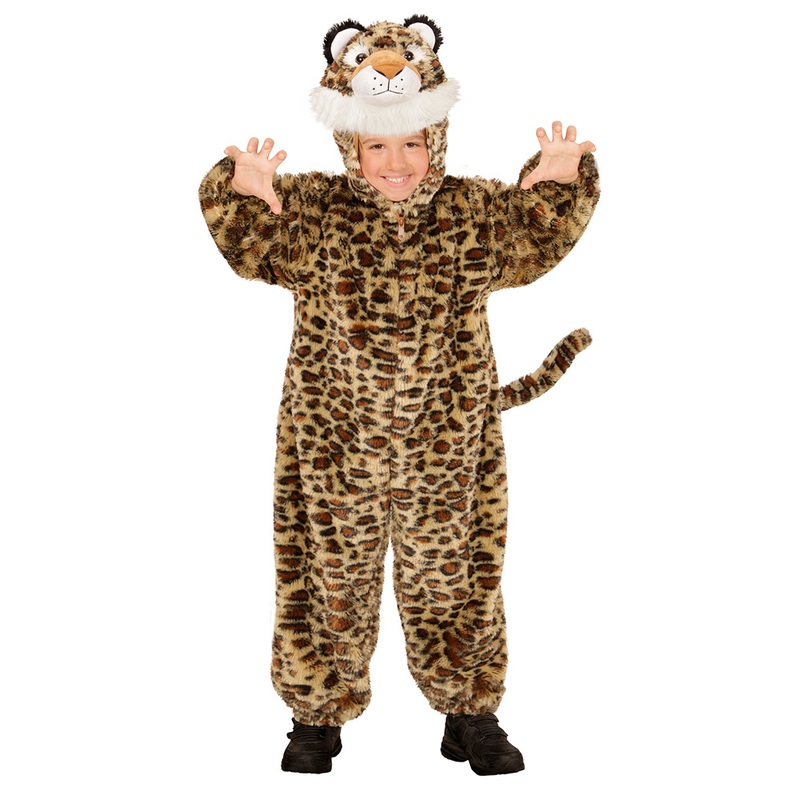 Liam Leopard plush costume for children 98
