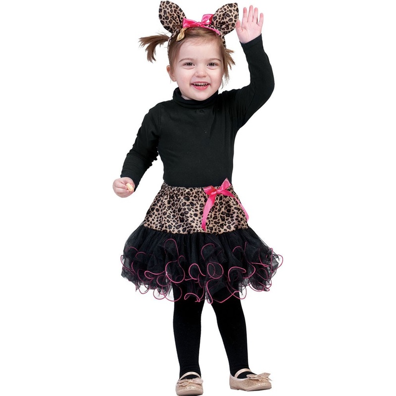 Little leopard lady child costume