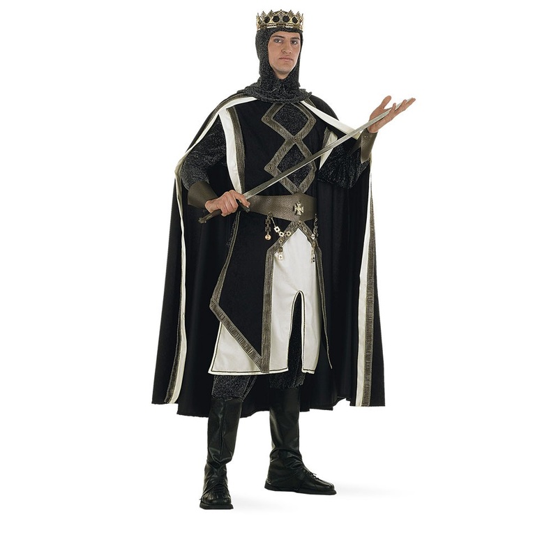 Medieval knight of the round table men's costume M