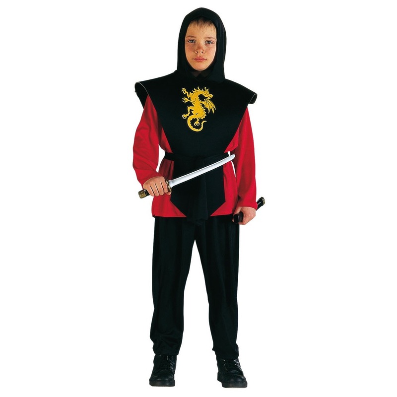 Ninja warrior Isamu costume for boys 128