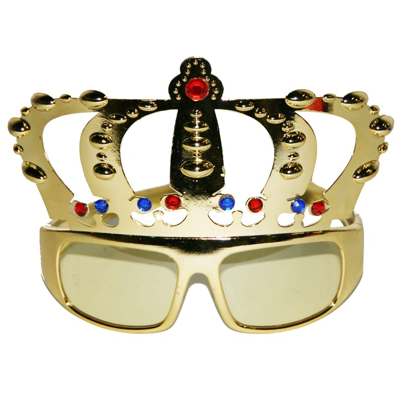 Royal party glasses gold