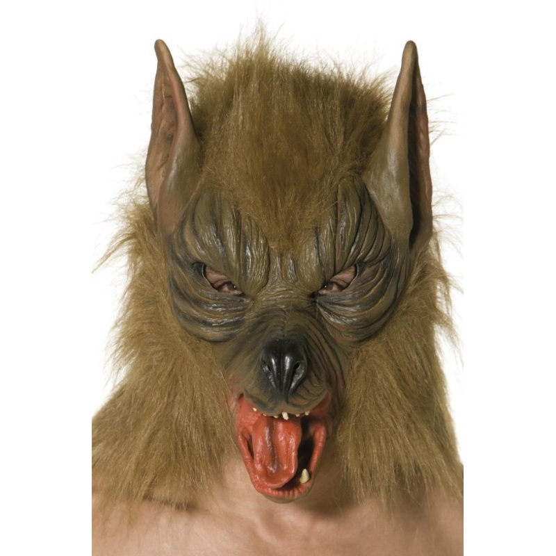 Scary horror wolf mask