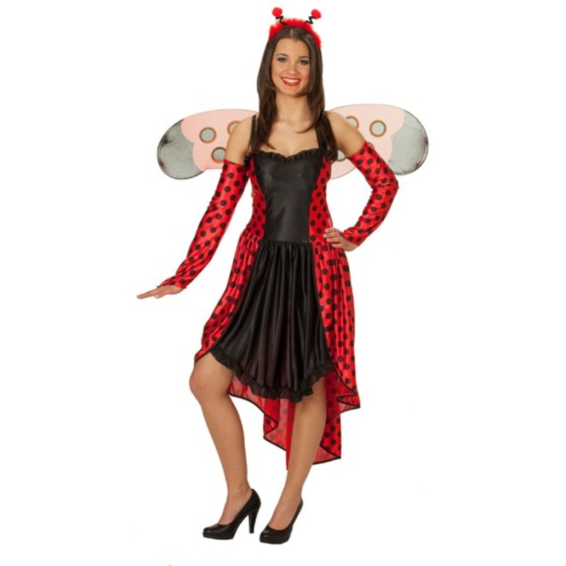 Shoulder-free ladybug costume for women 36