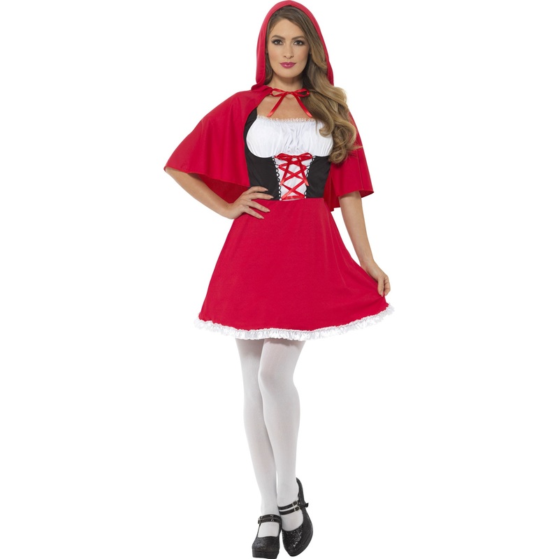 Sweet little red riding hood mini dress XS