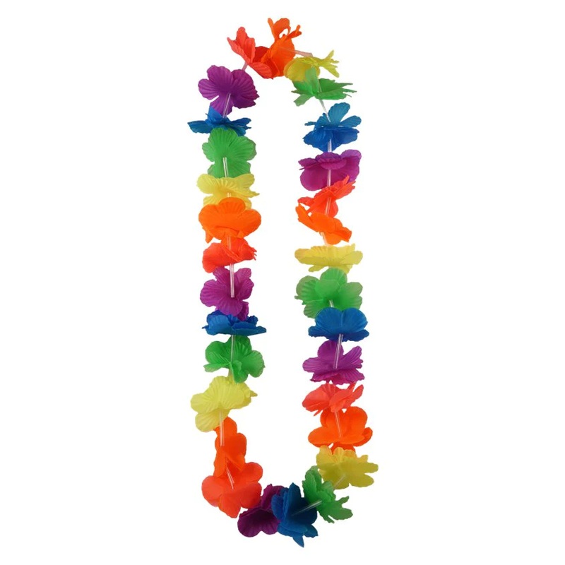 Colorful Hawaiian Necklace Ho'Aloha 50cm