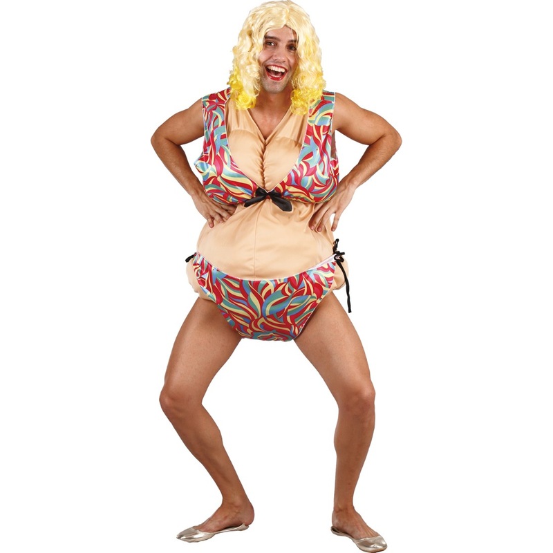 Full bikini babe tranny costume