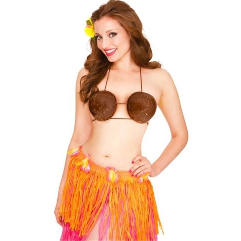 Hawaiian coconut bra