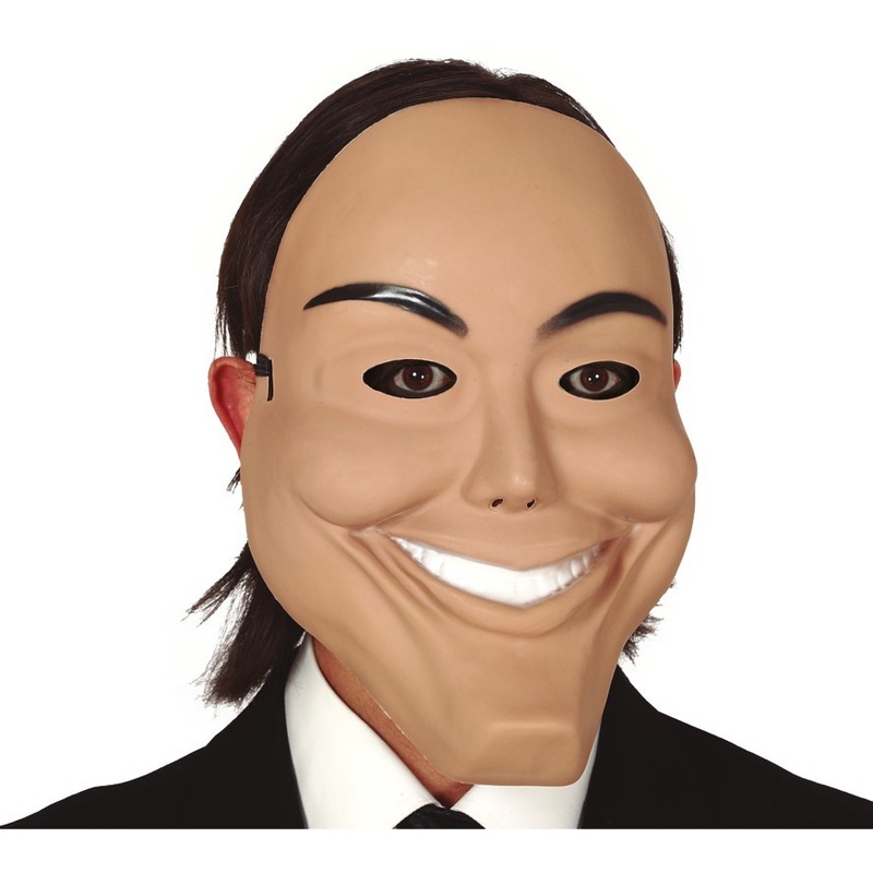 Horror mask with a big grin