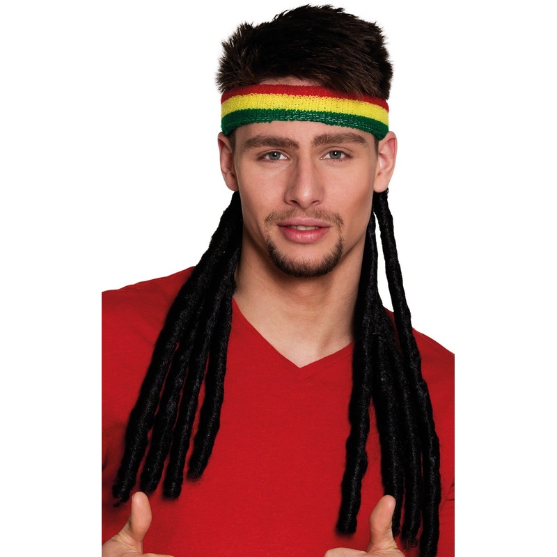 Jamaica dreadlocks headband