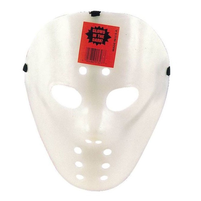 Luminous killer hockey mask
