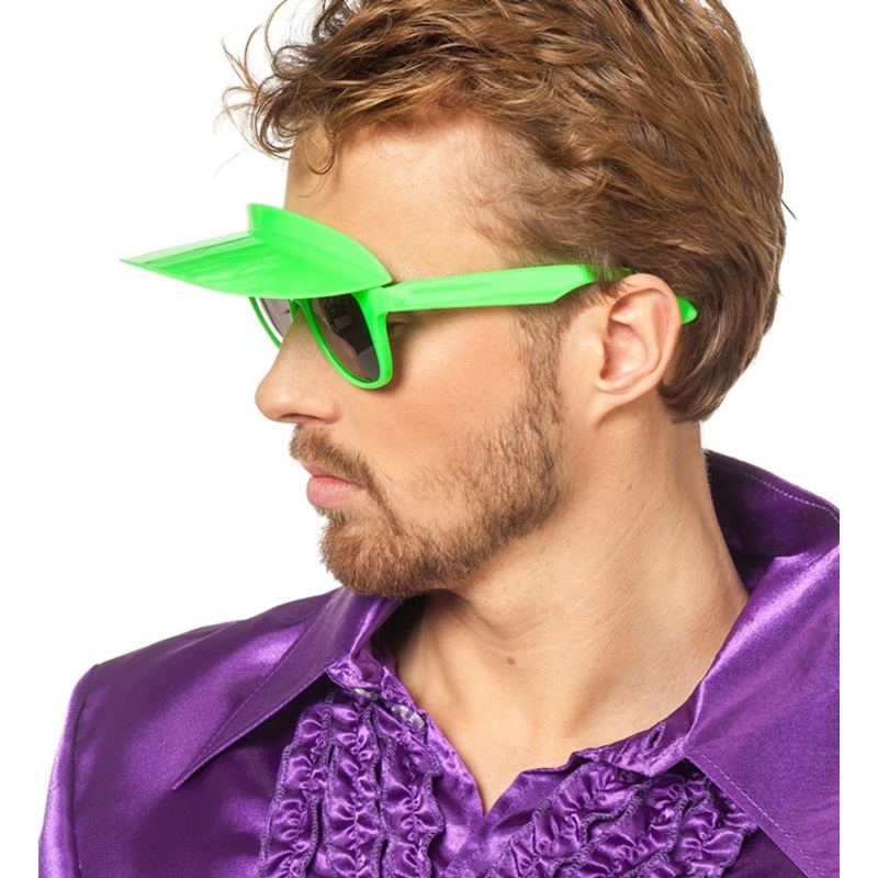 Neon green party sunglasses