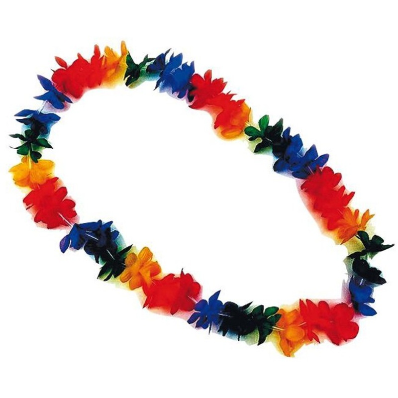 Rainbow Hawaiian Necklace