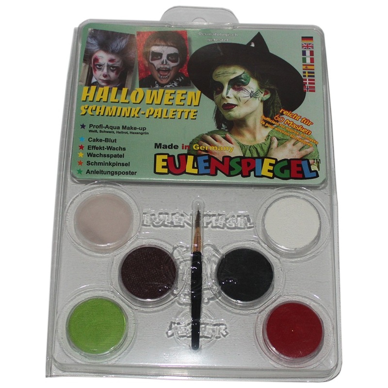 Scary Halloween make-up palette with blood & effect wax