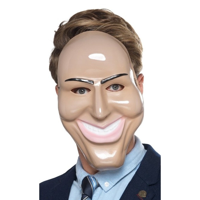 Smiling horror mask