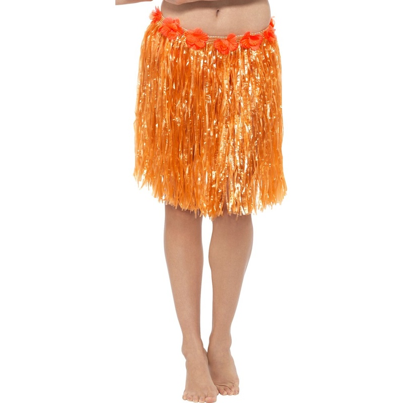 Zulani Hawaii Rock In Orange With Flowers