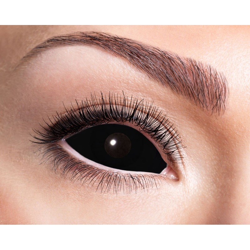 3-Month Black Demon Contact Lenses