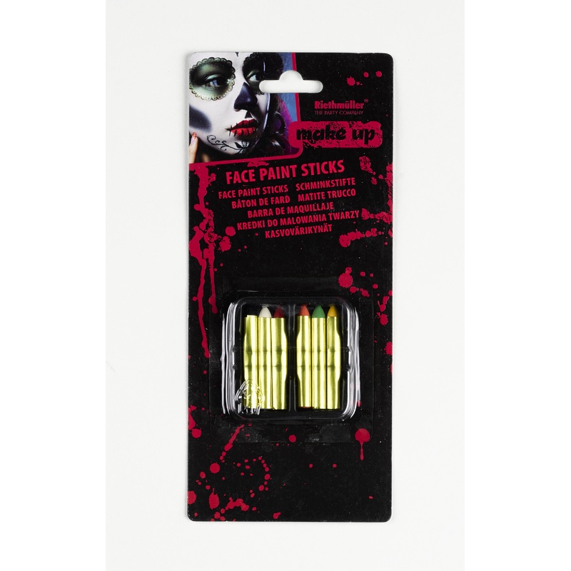 6 Halloween Face Paint pencils