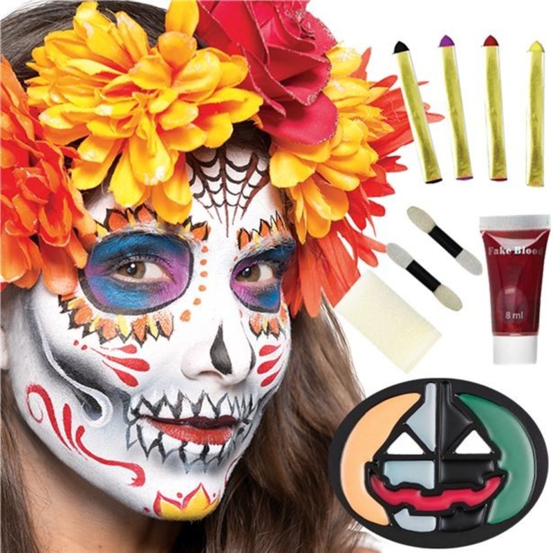 9-piece make-up set Halloween
