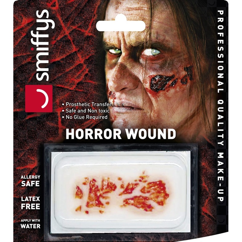 Adhesive tattoo tattered zombie bride