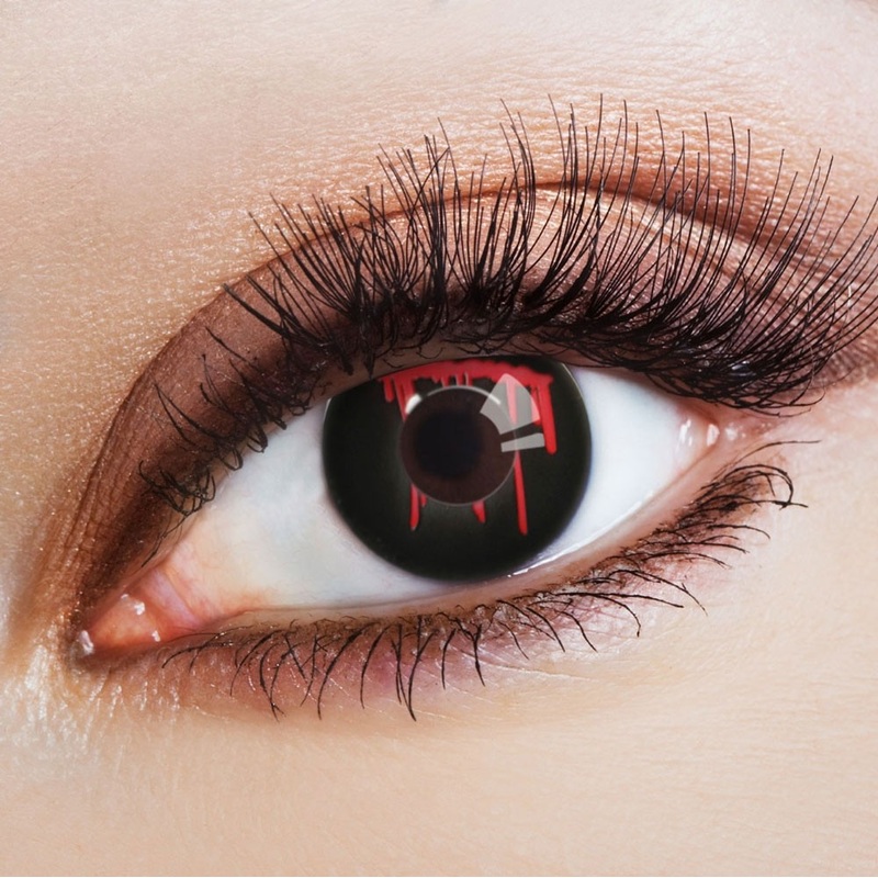 Annual contact lens blood drop