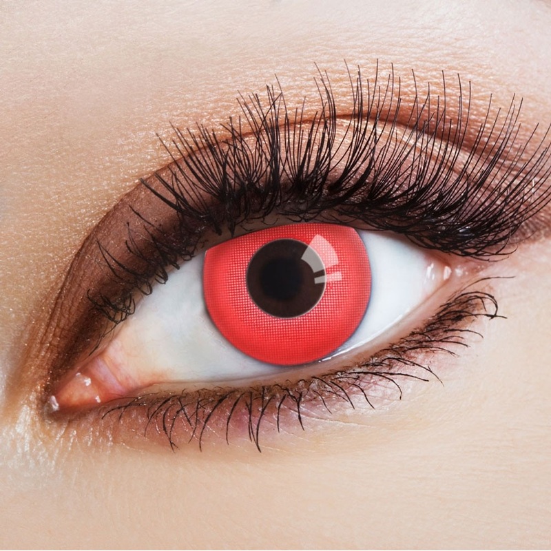 Annual contact lens Match Point Red