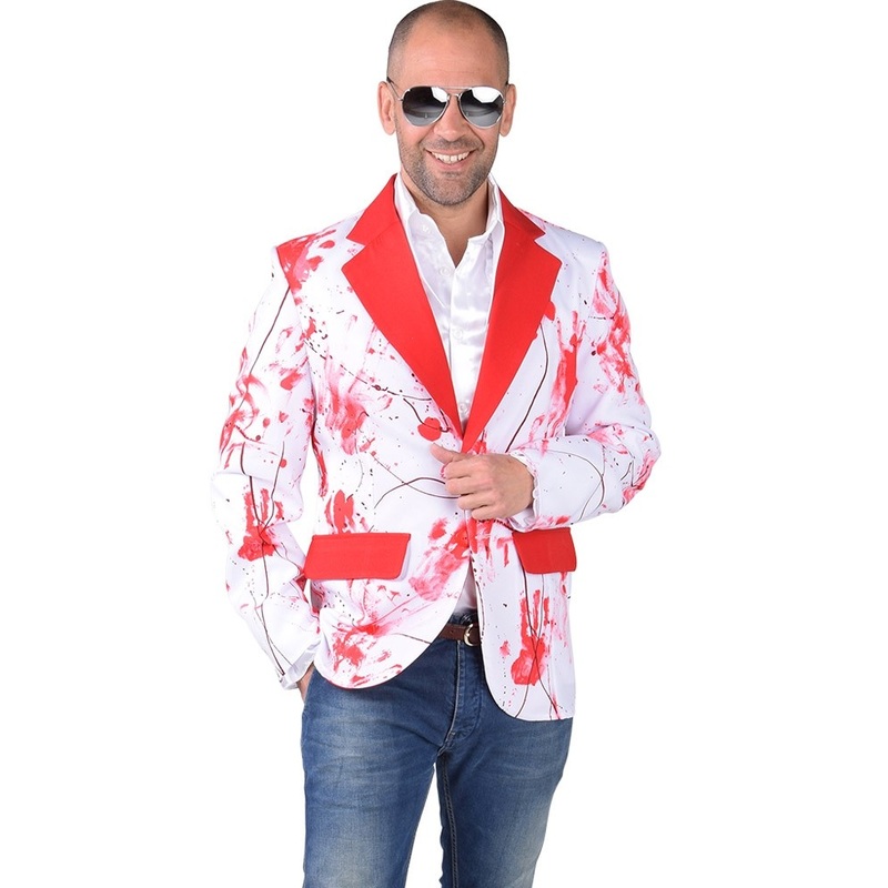 Bloody Halloween jacket men costume XS