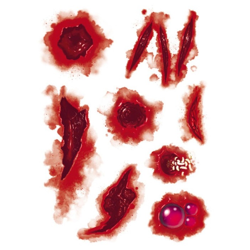 Bloody Wounds Tattoos
