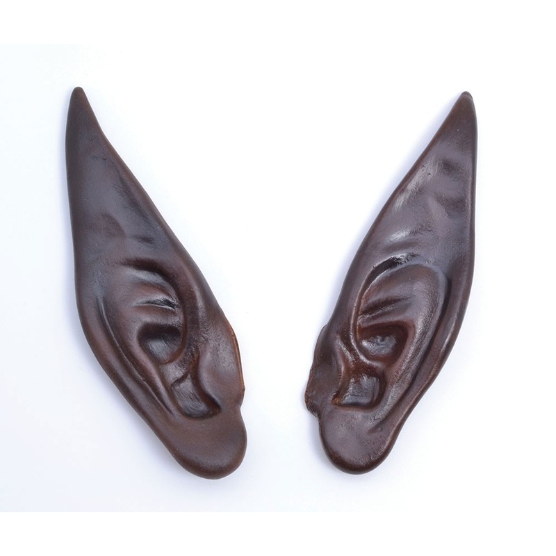 Brown pointed ears