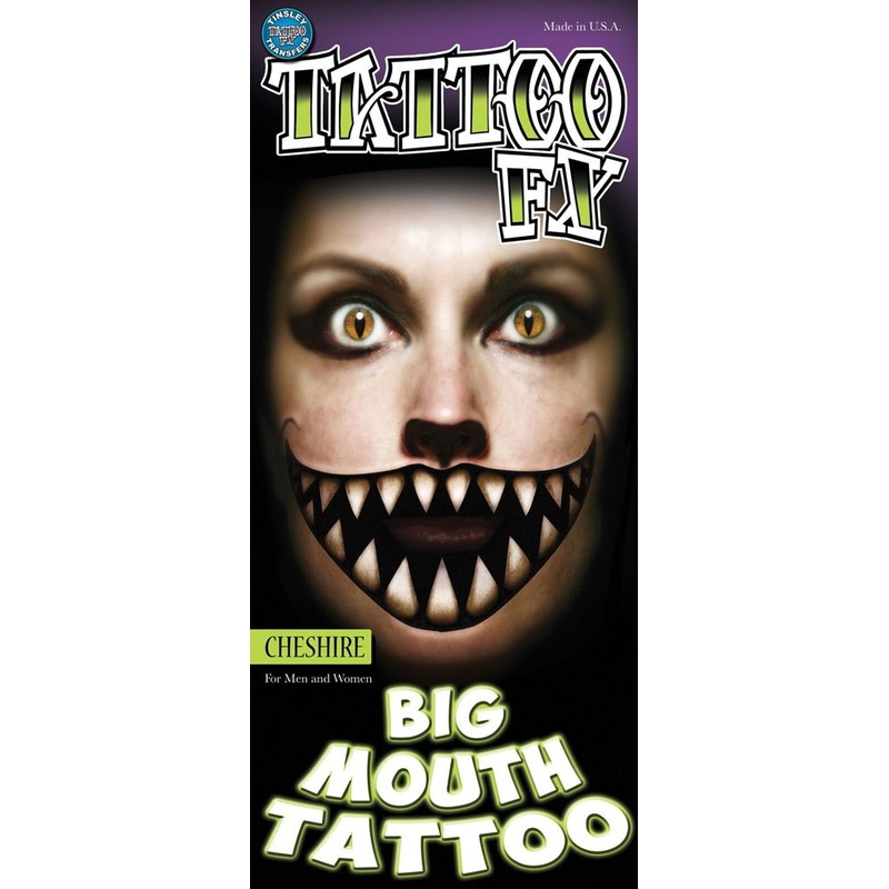 Creepy Mouth Tattoo