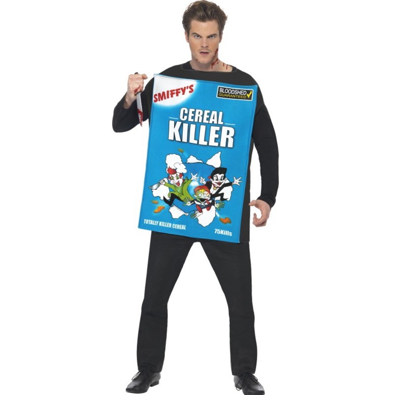 Serial killer costume with tag for men