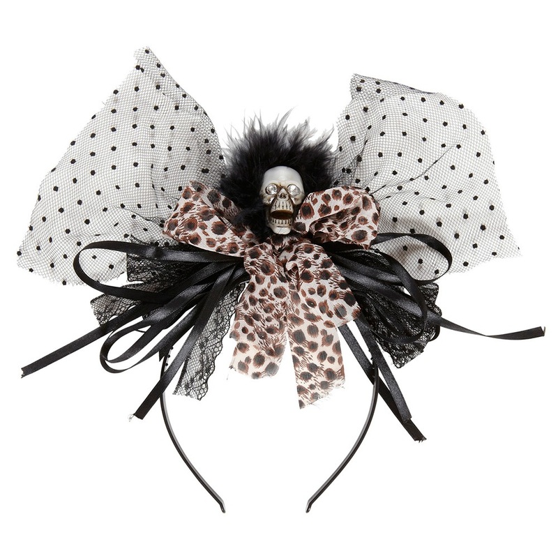 Skull man Rudi with bow headband