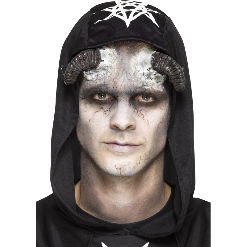 Special demon horns make up