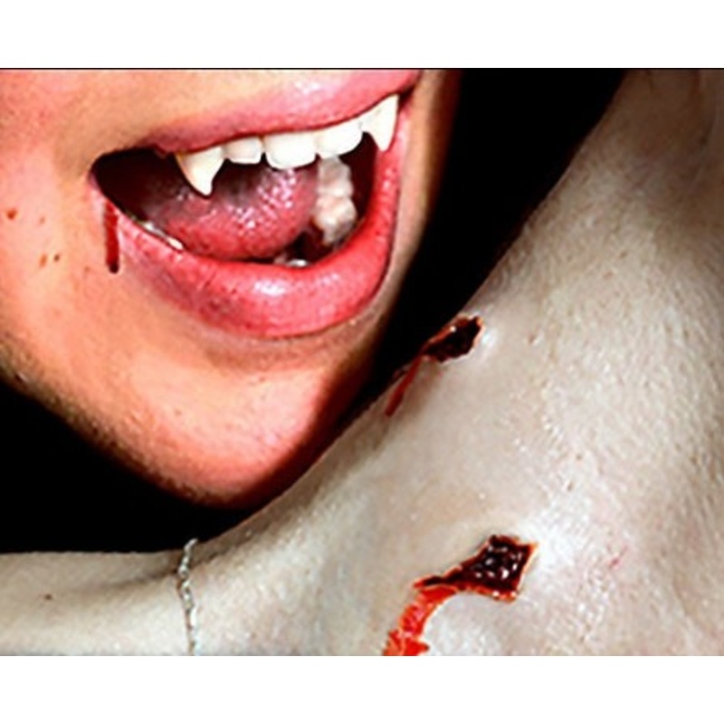 Special vampire bite make-up