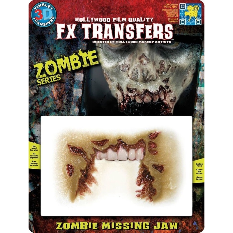 Special zombie face make-up