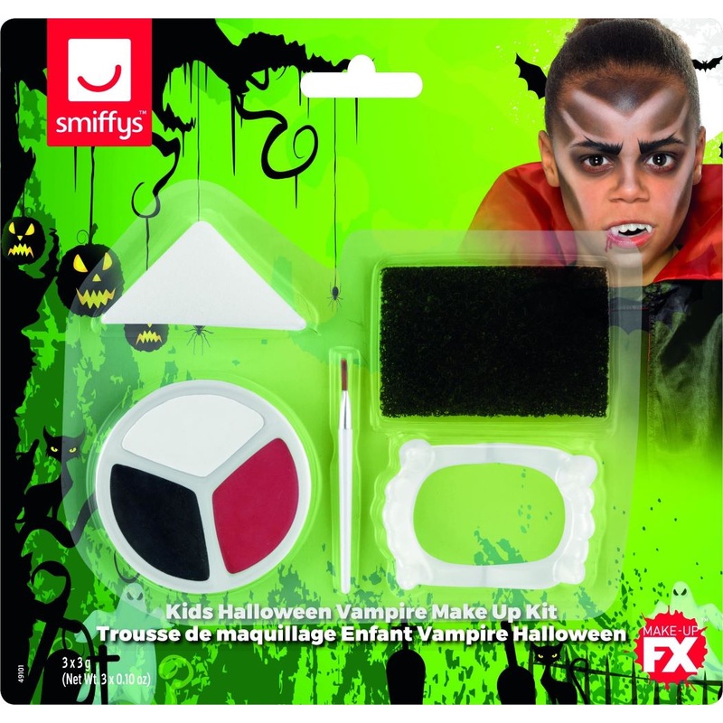 Vampire make-up set with teeth for children
