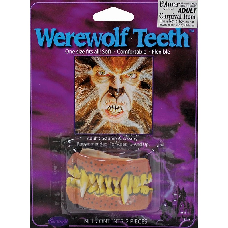 Werewolf teeth fangs