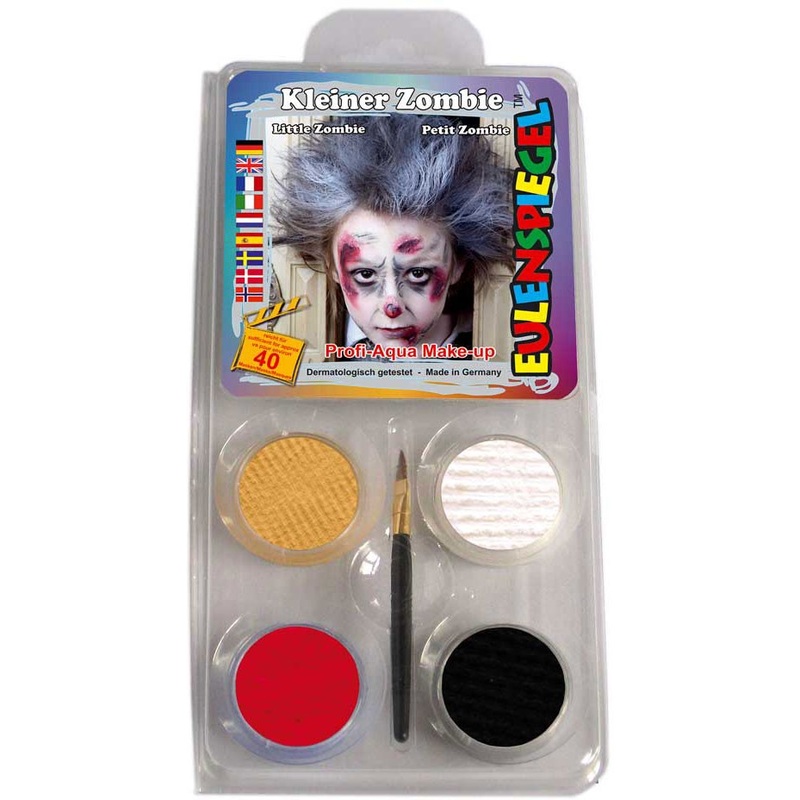 Zombie make-up set with 4 colors