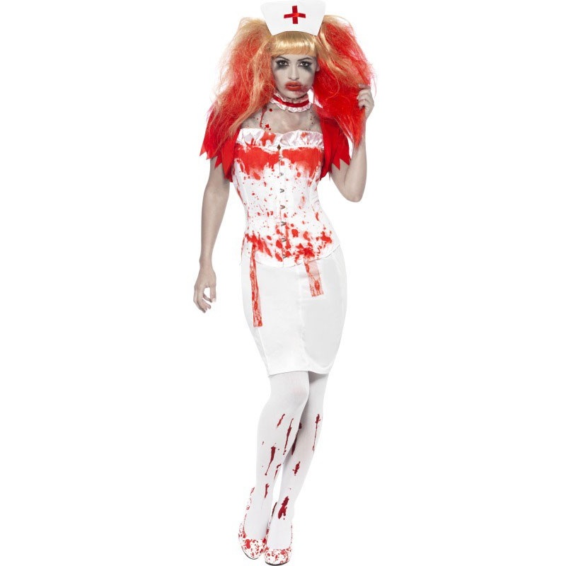 Zombie nurse costume S