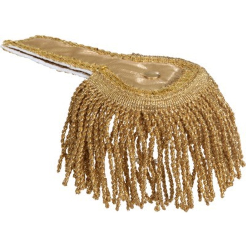 2 gold epaulettes