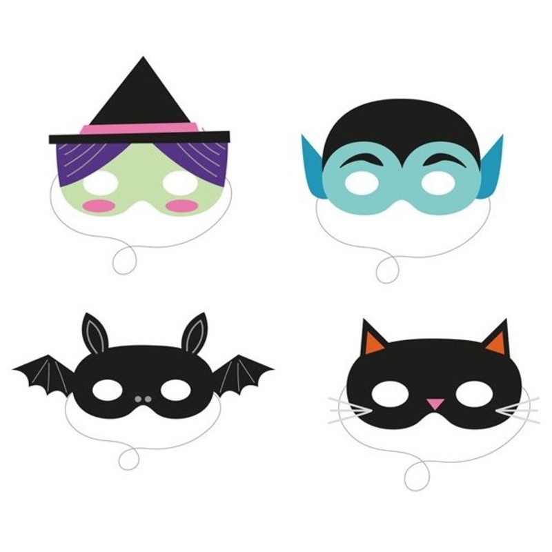 4 DIY Halloween monster masks