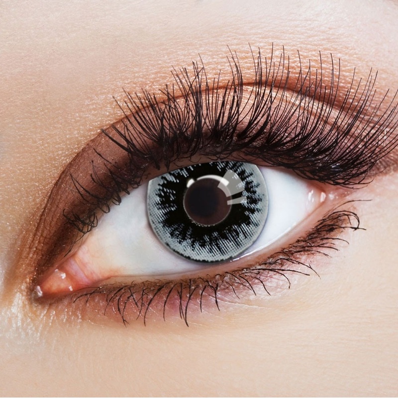 Black implosion annual contact lens