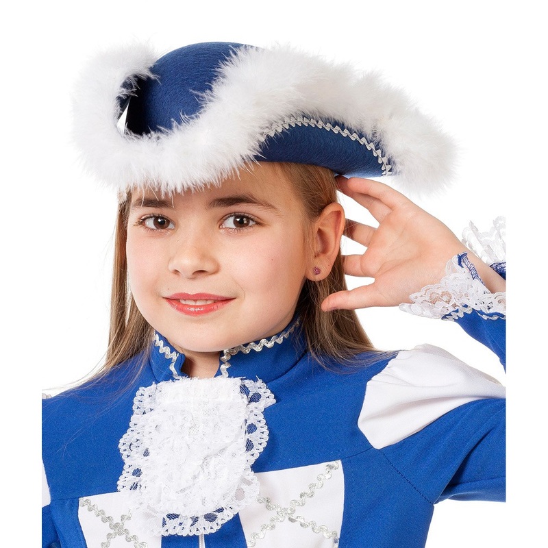 Blue Funkemariechen Guard Hat Carnival Dance
