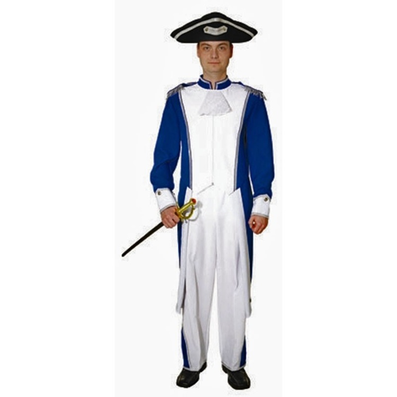 Blue Gardemajor men's costume 50