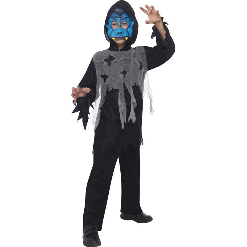 Blue vampire child costume