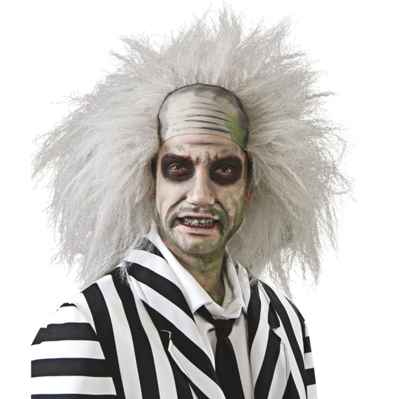Crazy Beetlejuice men's wig