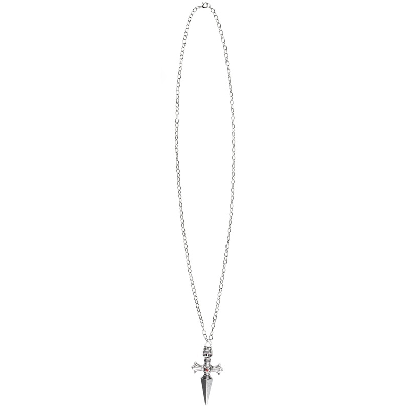 Dagger chain with skull